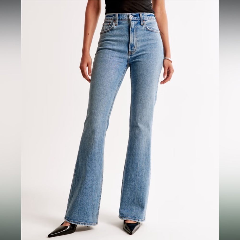 Vintage 70s Flares Ultra High Waist 27L